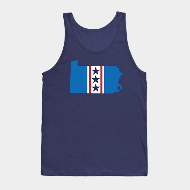 Philadelphia Basketball Tank Top by doctorheadly